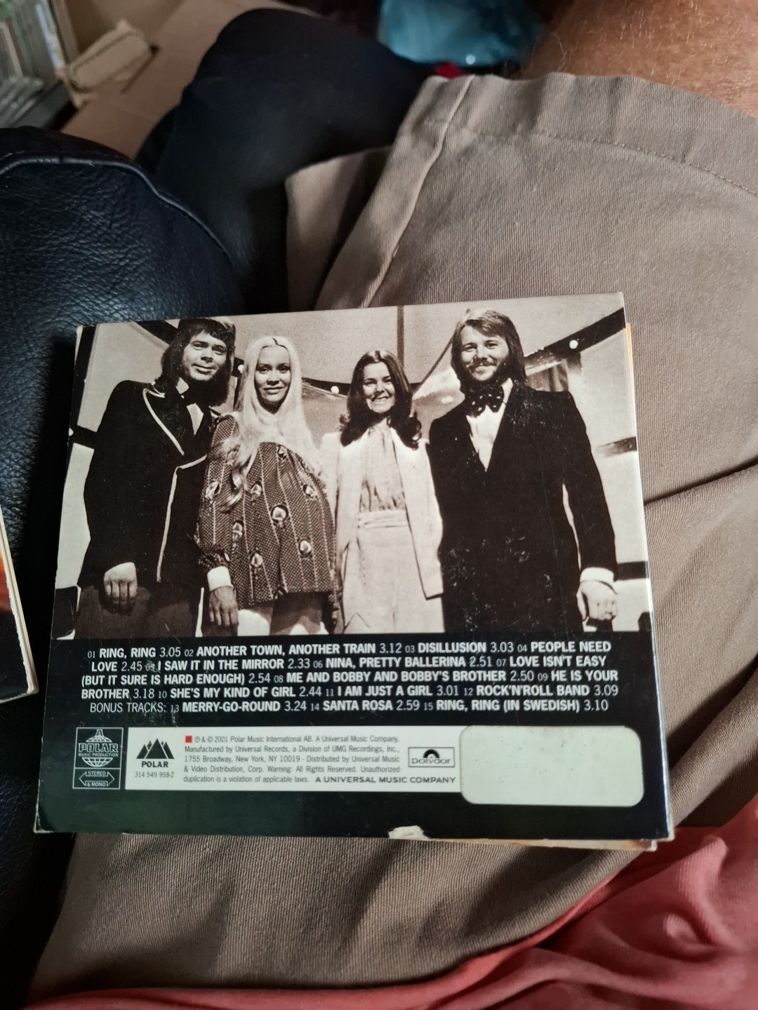 ABBA Lot Of 5 CDs - 2001 Remasters With Bonus Tracks Complete With All Booklets.