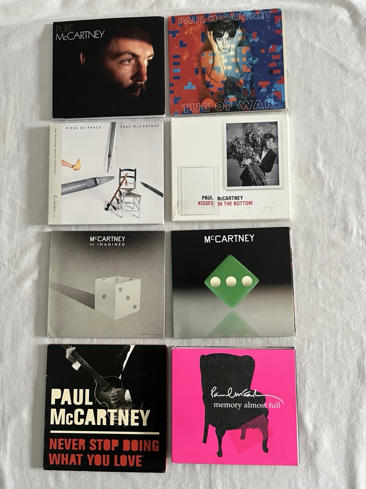 CD Music - PAUL McCARTNEY - 8 titles
