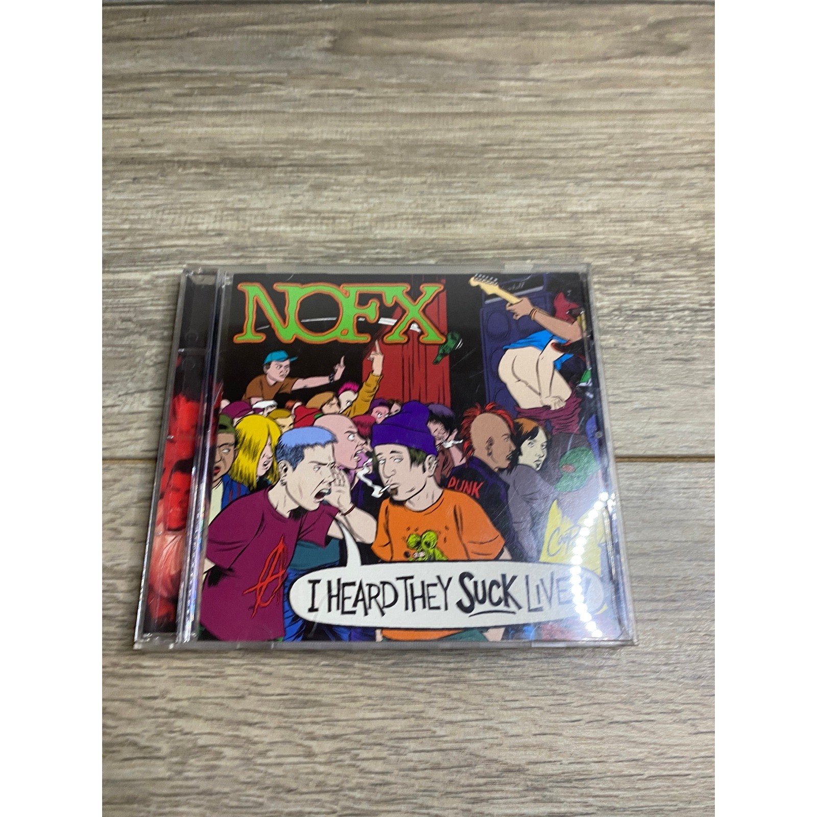 NOFX I Heard They Suck Live CD Unisex OS Multicolor Excellent Punk Rock 1995