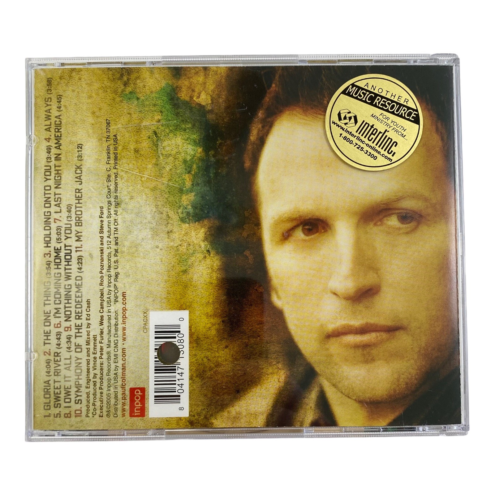 Paul Colman: Let It Go (CD, 2005, Inpop Records) Pop, Rock