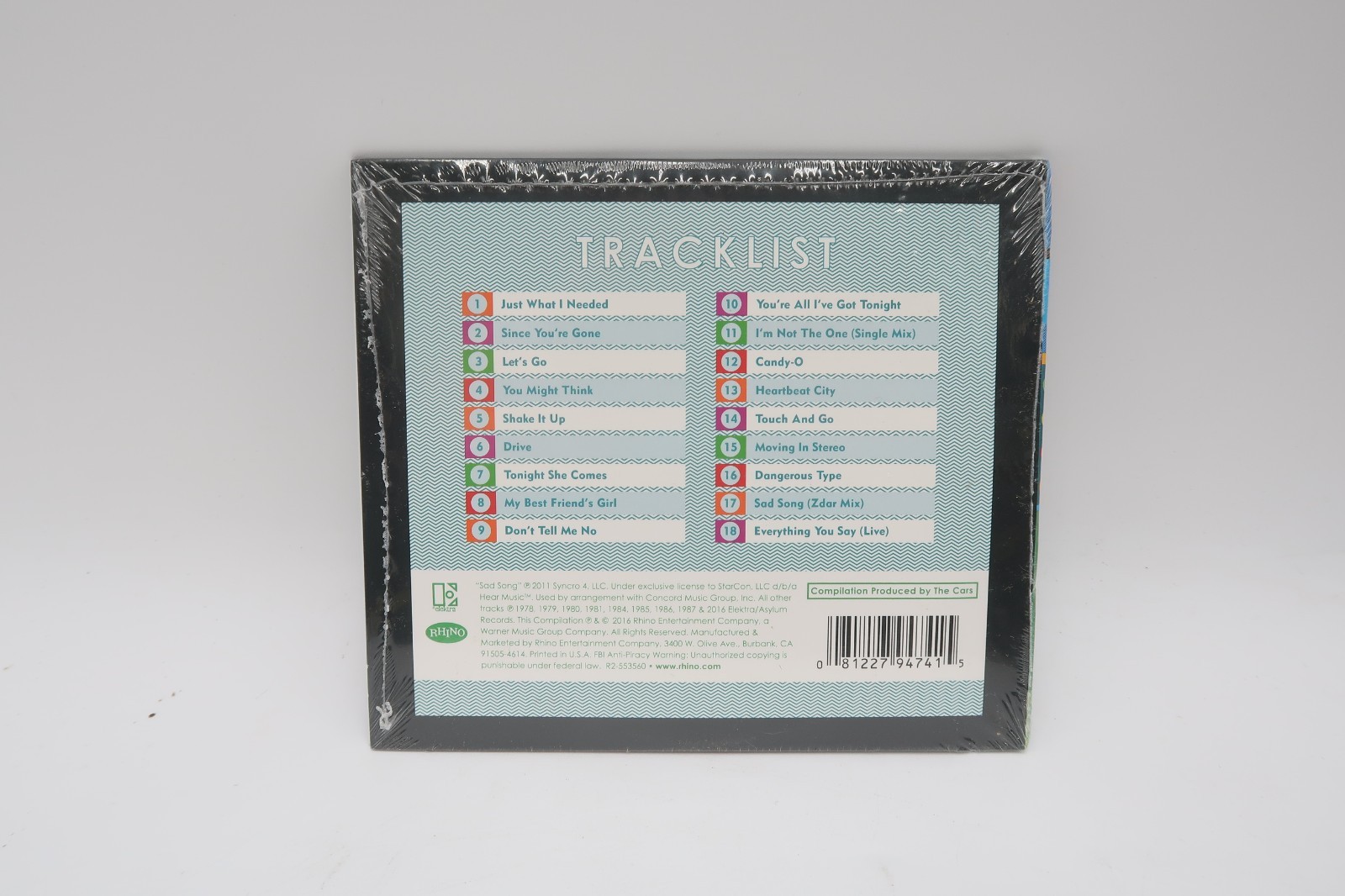 Moving in Stereo: The Best of the Cars by The Cars (CD, 2016) New Sealed