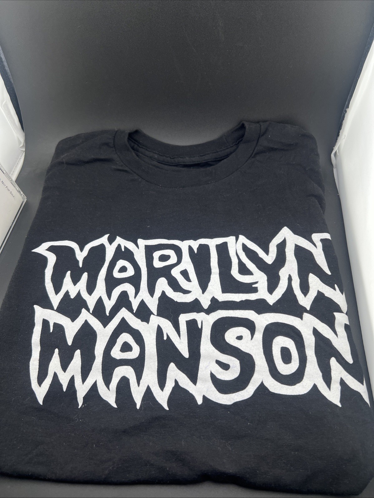 Marilyn Manson US Promo CD Singles Rock Is Dead Free Med T Shirt