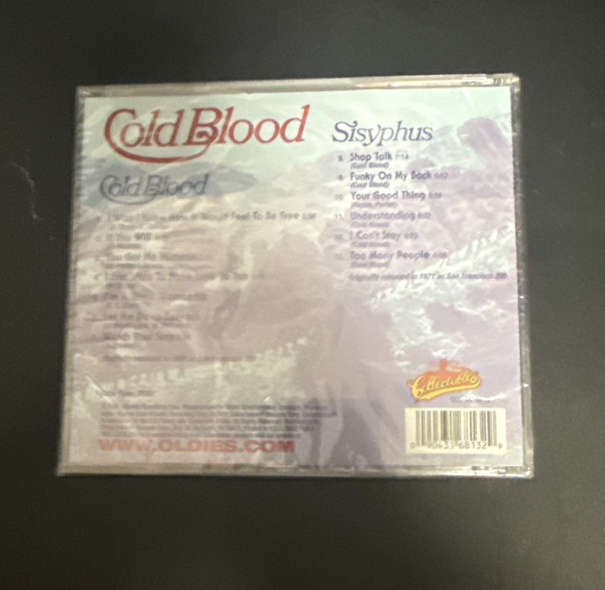 Cold Blood Cold Blood Sisyphus CD Repress Psychedelic Rock You Got Me Hummin’