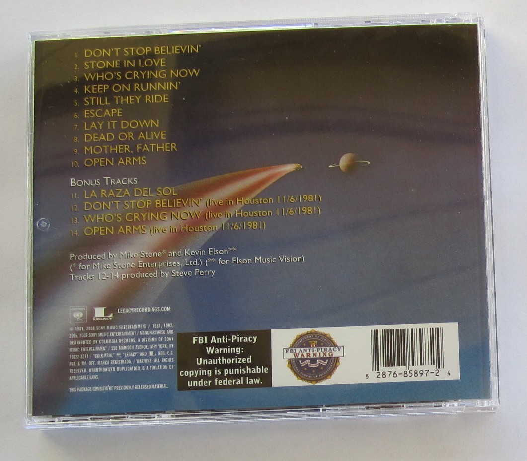 Journey – Escape CD USED Columbia/Legacy