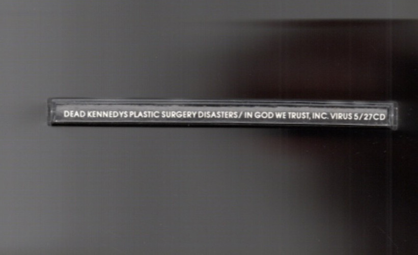 OOP Dead Kennedys CD Plastic Surgery Disasters In God We Trust 1986 Virus 5/27