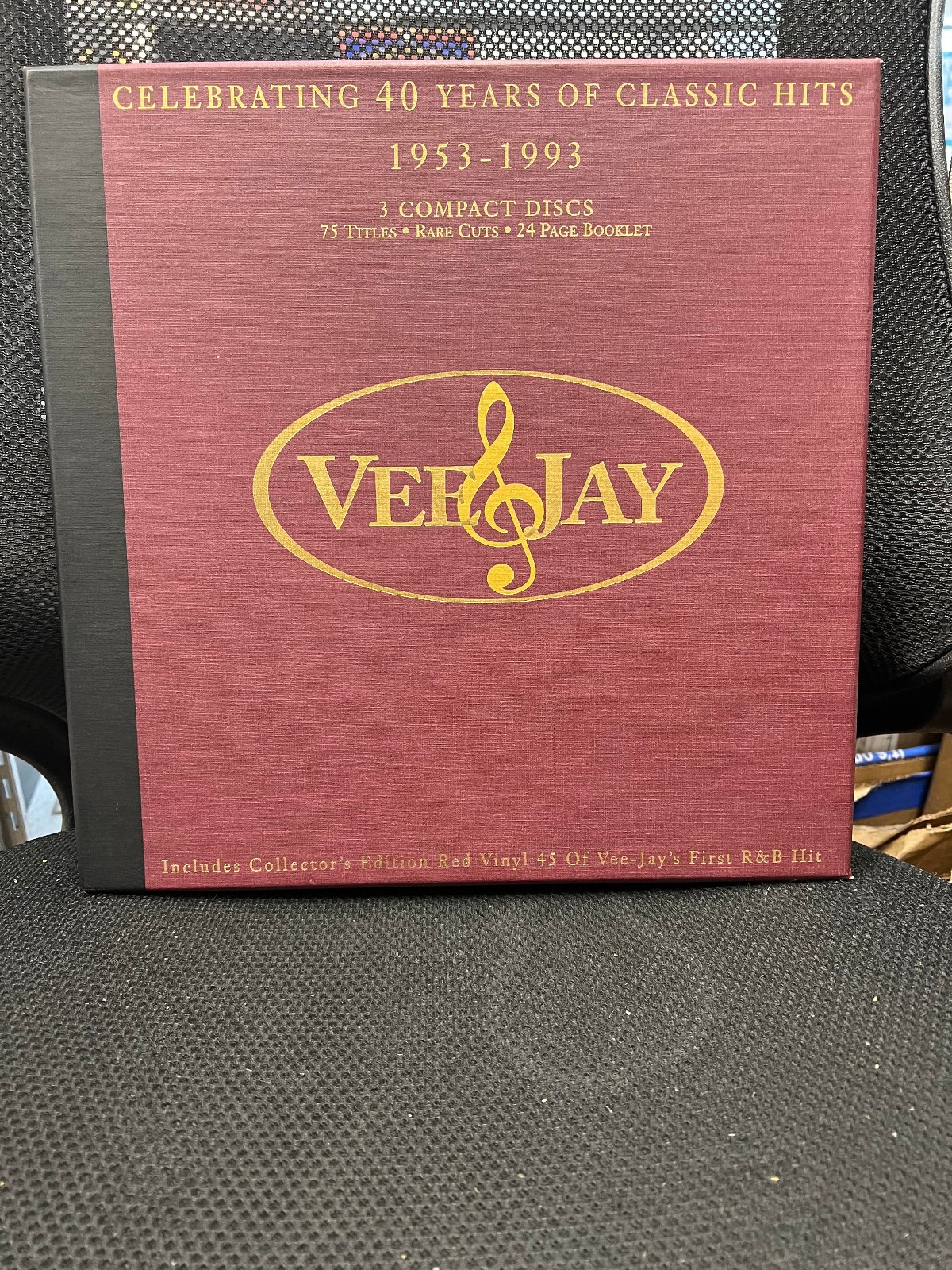 Vee &Jay - Celebrating 40 Years Of Classic Hits 1953-1993 - 3 CD/ 1 7" 45 rpm
