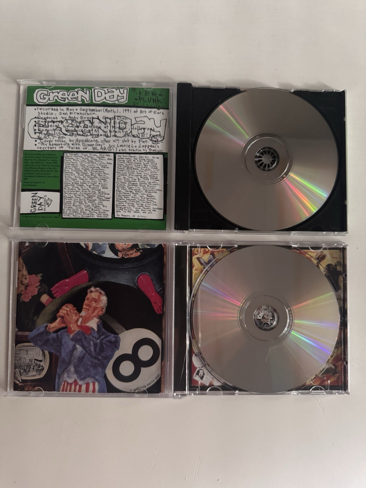 Green Day CD Collection Lot (8 CDs) American Idiot Nimrod Warning 1039 + More