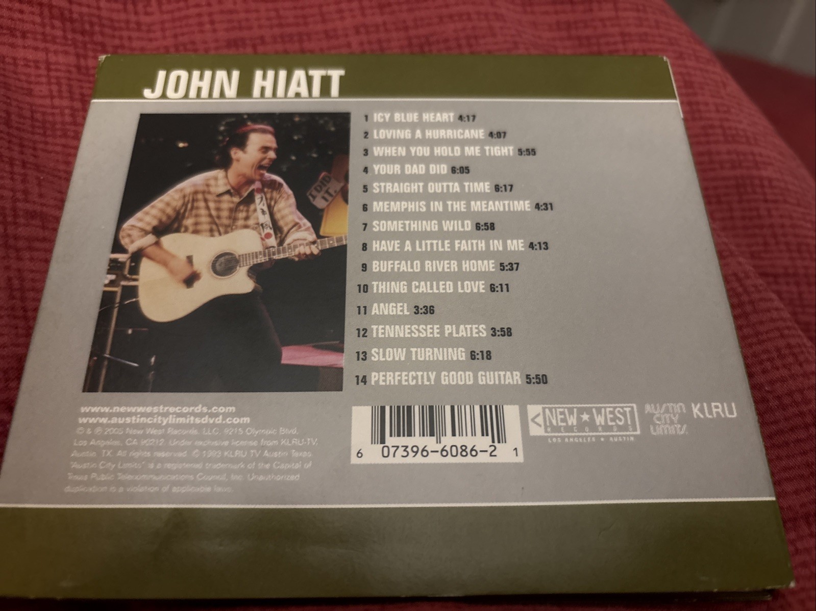 JOHN HIATT - LIVE FROM AUSTIN TX [CD/2005/NEW WEST RECORDS]