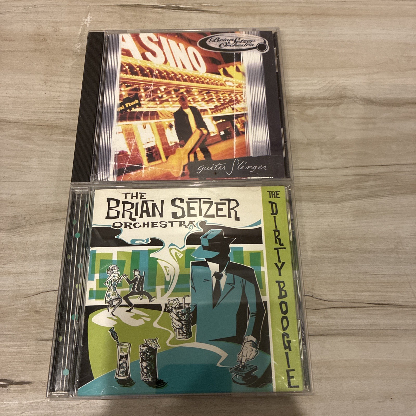 Brian Setzer Orchestra – Guitar Slinger & The Dirty Boogie 2 CD LOT
