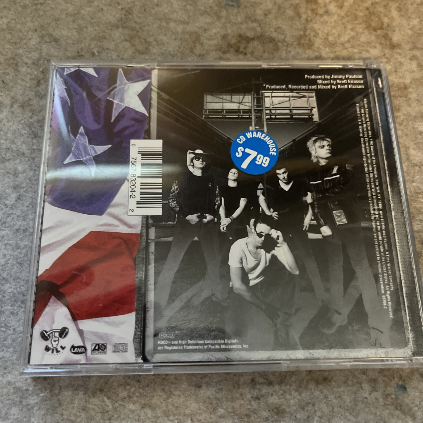 New American Shame by New American Shame (CD, Mar-1999, Atlantic) Rare PROMO CD