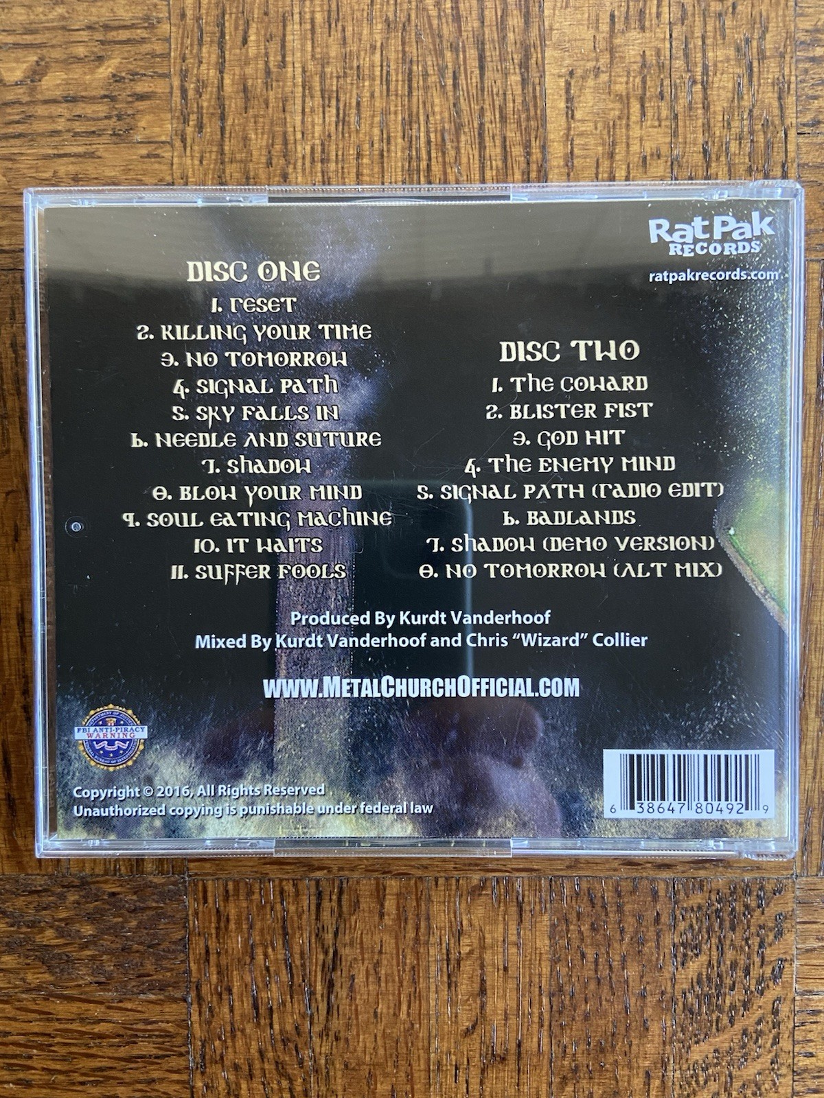 Metal Church XI 2CD RARE Limited Print Collector’s Edition NM + Stickers & Book