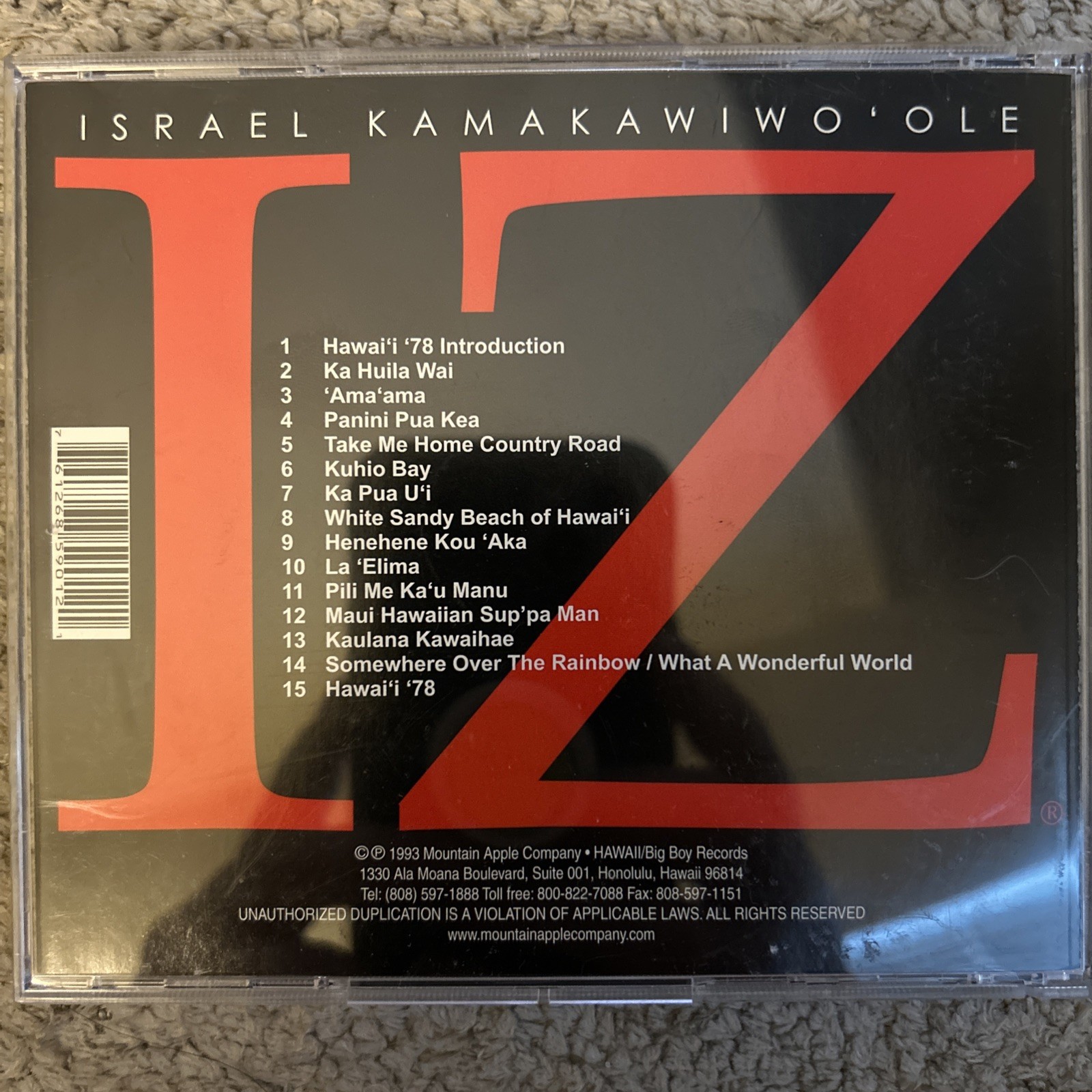 Facing Future by Israel Kamakawiwo'ole (CD, 1995, Big Boy)
