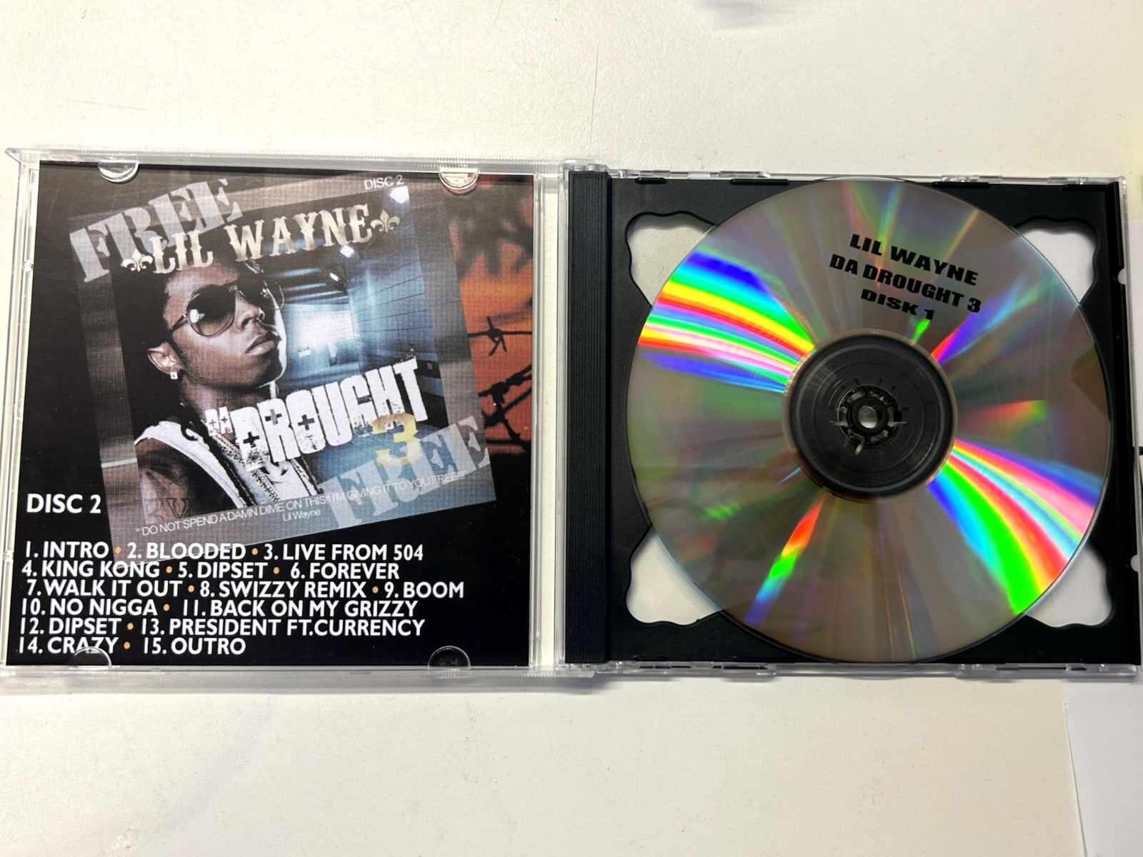 YOUNG MONEY LIL WAYNE DA DROUGHT 3 MIXTAPE 2 CD SET RARE