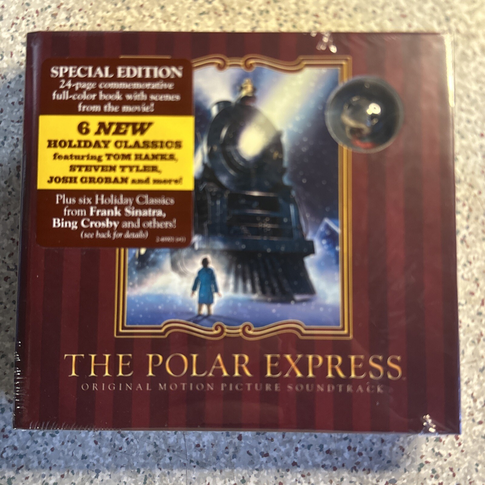 *NEW SEALED* The Polar Express Soundtrack Special Edition (CD Book Bell) 2004