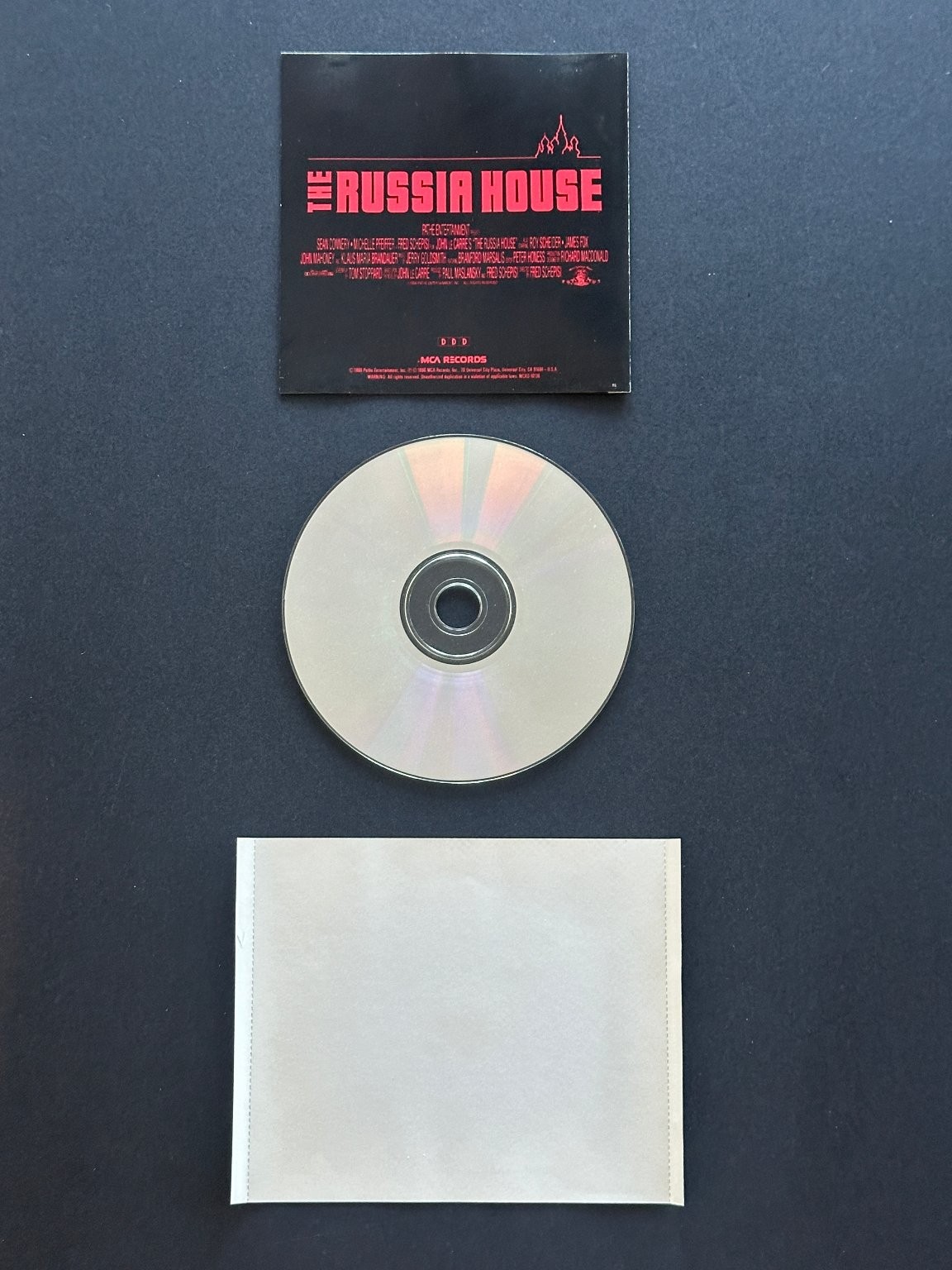Jerry Goldsmith Russia House Soundtrack CD 1990 MCA Records Film Score NO CASE