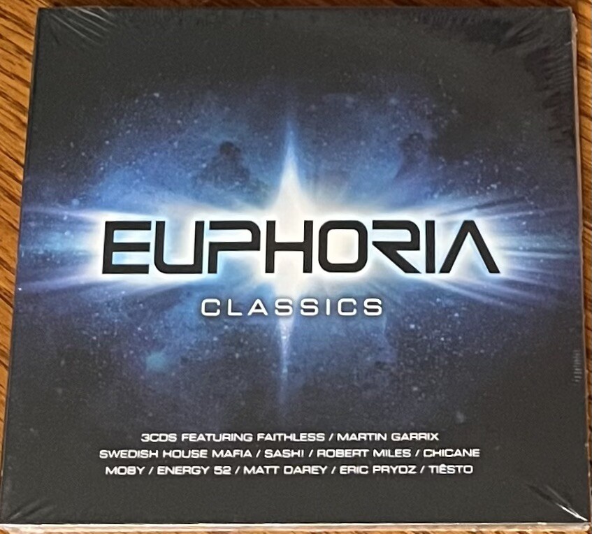 VARIOUS ARTISTS "EUPHORIA CLASSICS" BRAND NEW ORIGINAL 2017 UK3CD ALBUM IMPORT