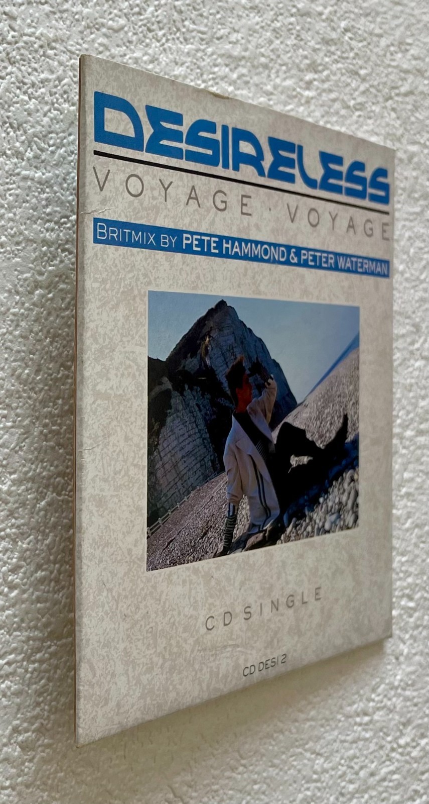 DESIRELESS ~ VOYAGE VOYAGE (BRITMIX) ~ 1988 EU 3-TRACK CD SINGLE ~ CBS CD DESI 2