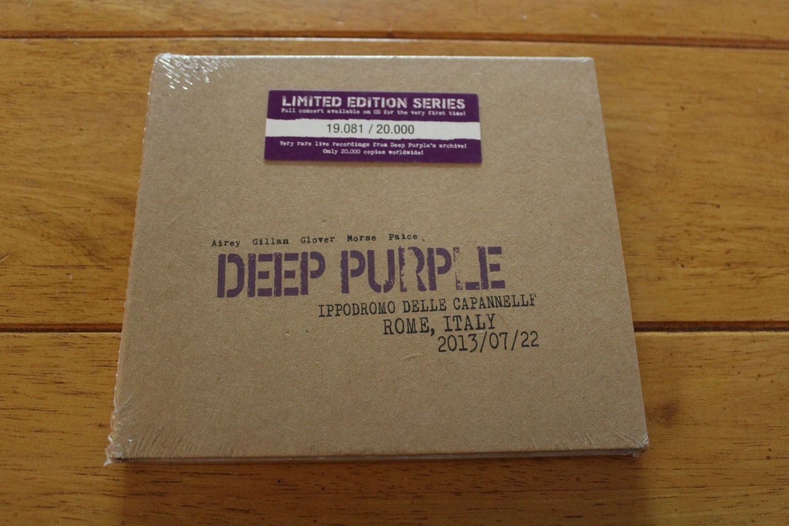 Deep Purple – Ippodromo Delle Capannelle Rome 2014 2CD Limited #'d NEW Hype