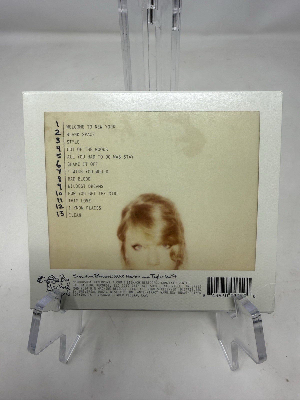 Taylor Swift 1989 CD with Slipcover and 13 Photos #40-52 Polaroids DLX 2014