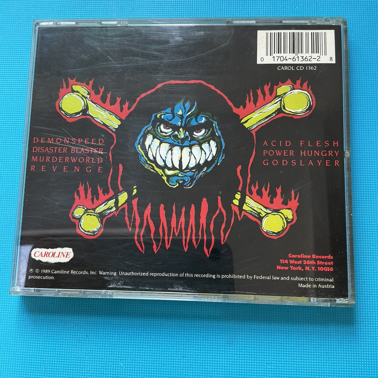 Make Them Die Slowly by White Zombie CD 1989 Caroline Distribution *LIKE NEW*