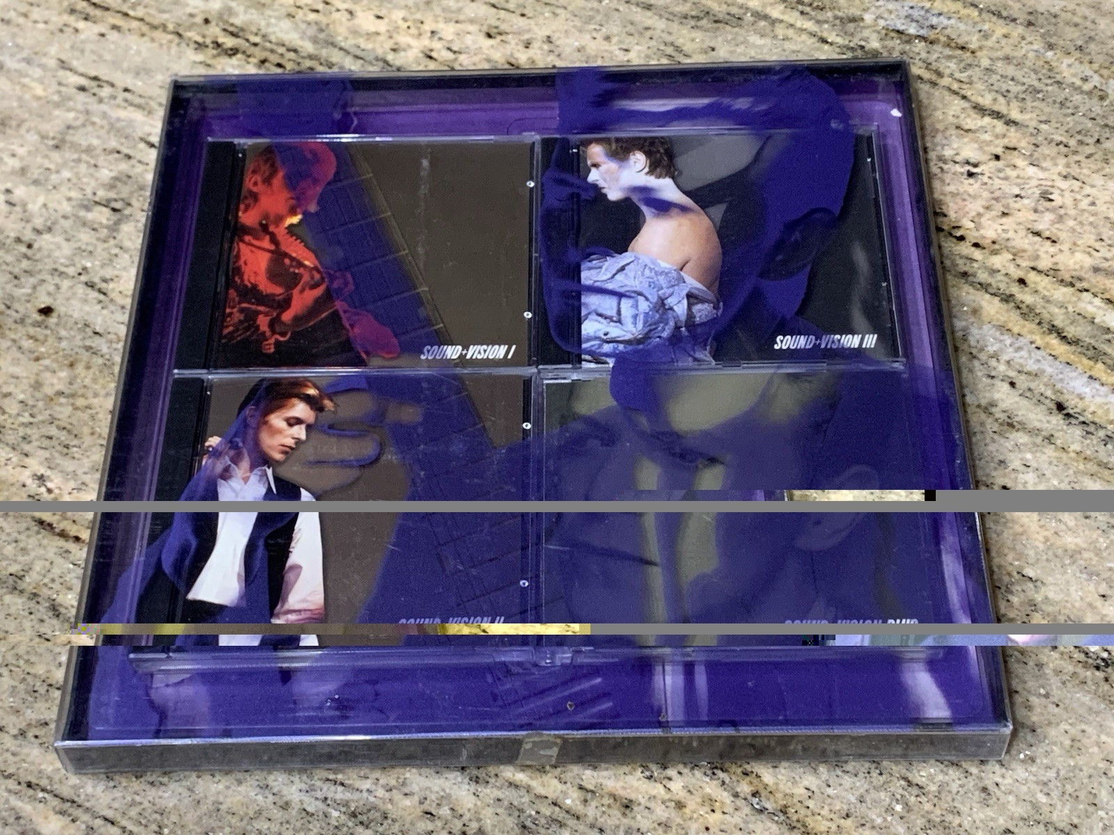 David Bowie Sound + Vision 4 CD Box Set Only 2 Booklets Good Condition