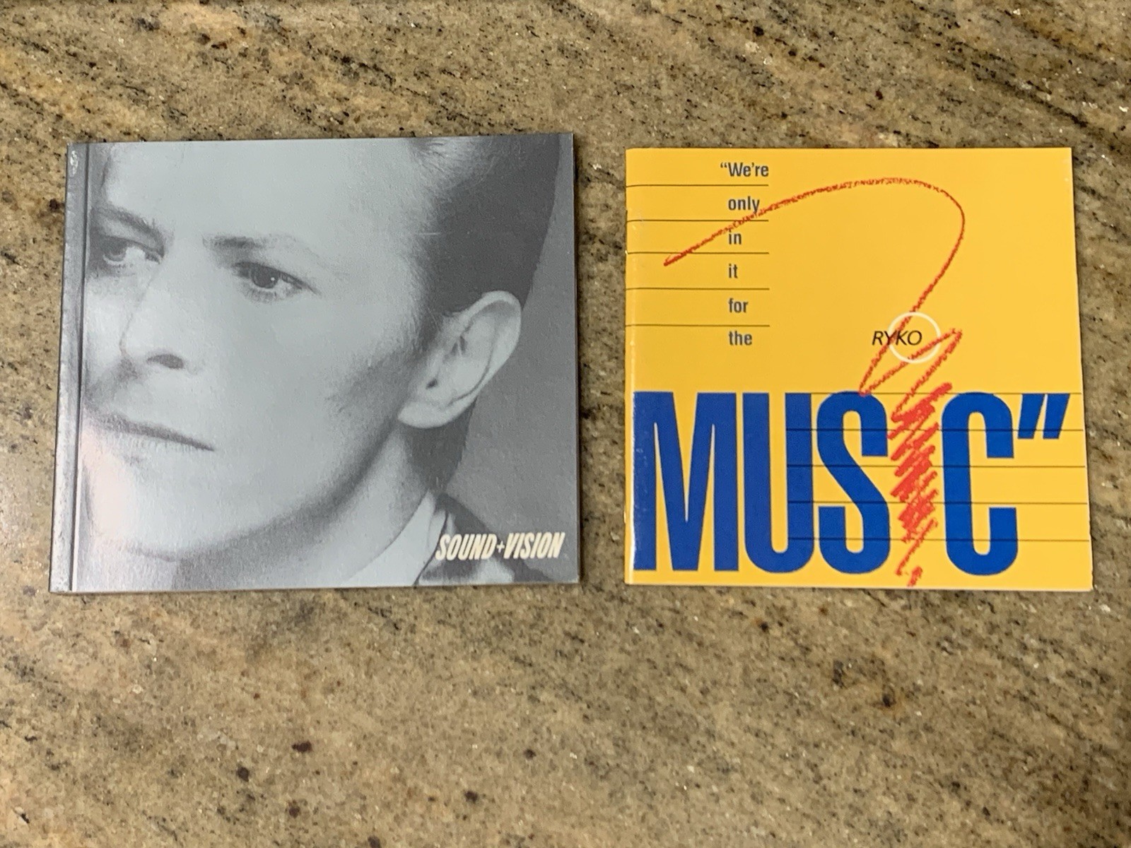 David Bowie Sound + Vision 4 CD Box Set Only 2 Booklets Good Condition