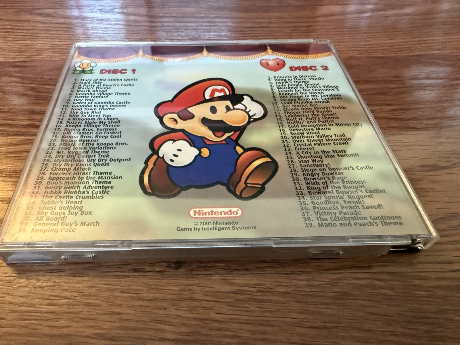 Nintendo Power Paper Mario Game Music Soundtrack CD 2-Disc Set N64 Promo - Plus+