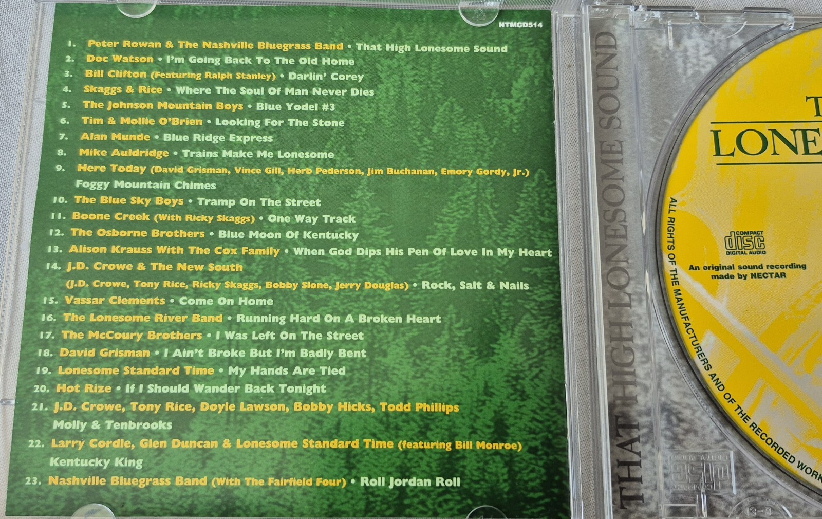 THAT HIGH LONESOME SOUND BEST OF BLUEGRASS MINT UNPLAYED CD BOOKLET UK SELLER