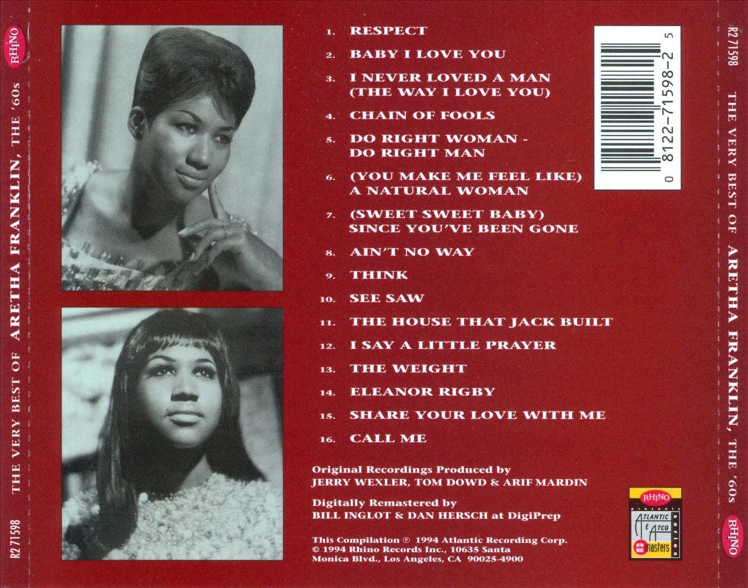ARETHA FRANKLIN - THE VERY BEST OF ARETHA FRANKLIN, VOL. 1 NEW CD