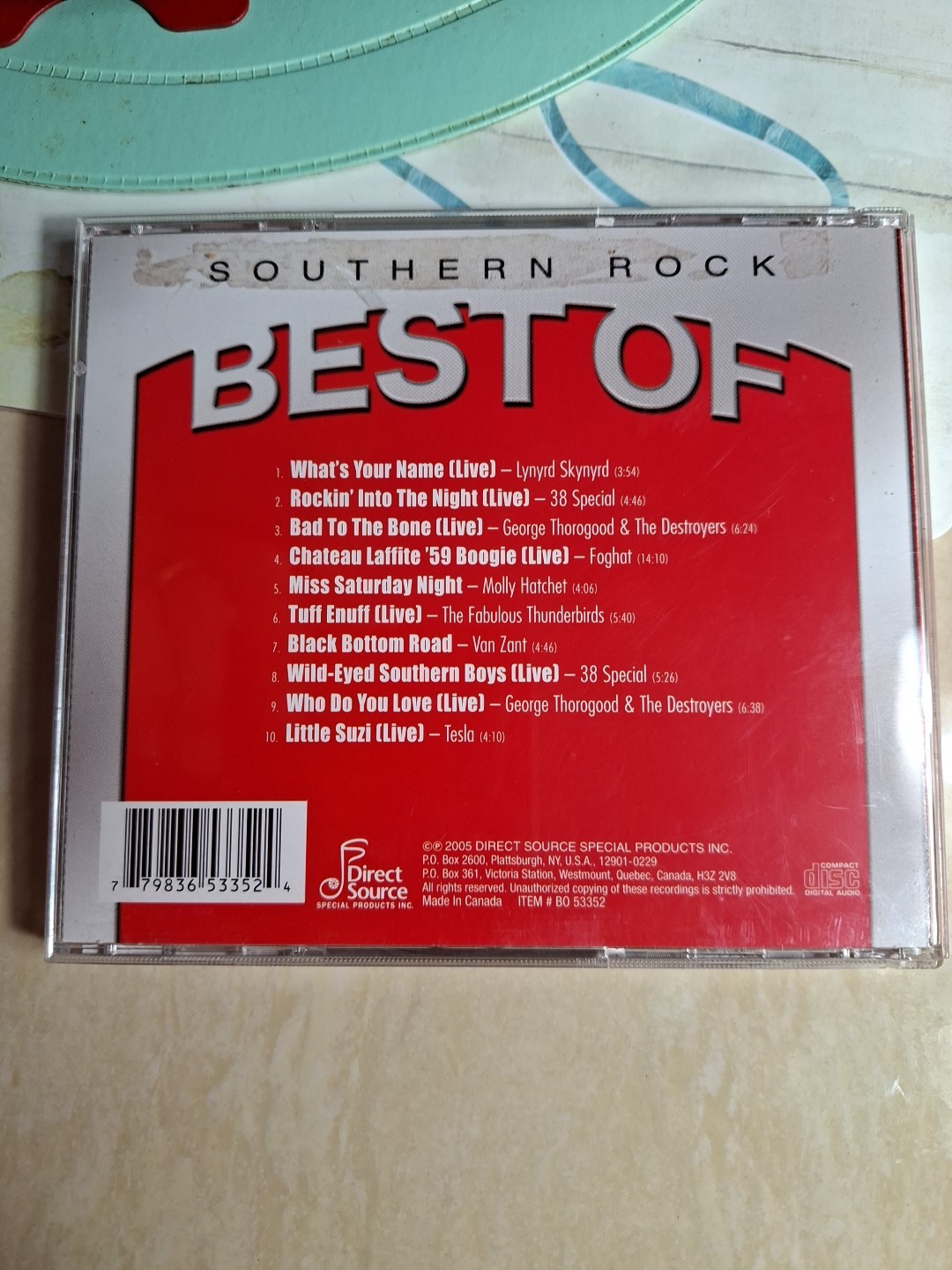 Best of Southern Rock: Various Artists (CD 2005) Direct Source Special Products