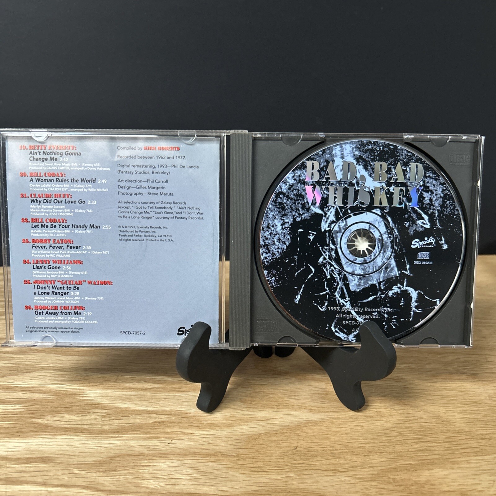 Various Specialty Records Artists- Bad, Bad Whiskey CD