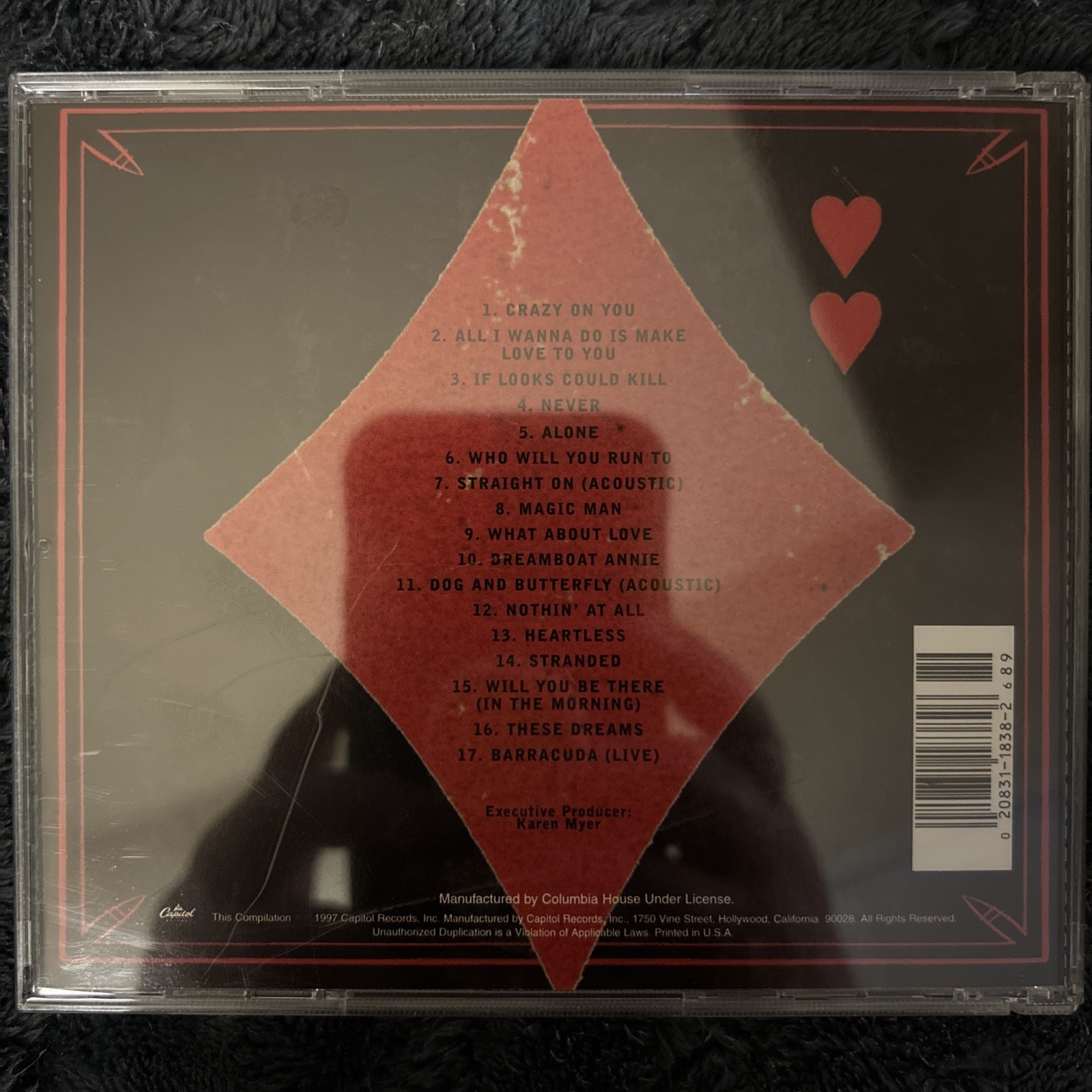 These Dreams: Heart's Greatest Hits by Heart (CD, 1997, Capitol)