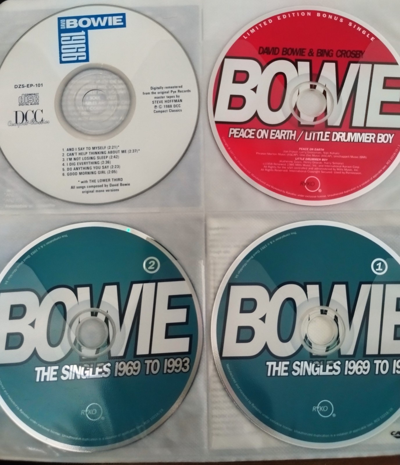 Massive DAVID BOWIE CD Collection / Includes Original Discs, Box Sets, Rarities!