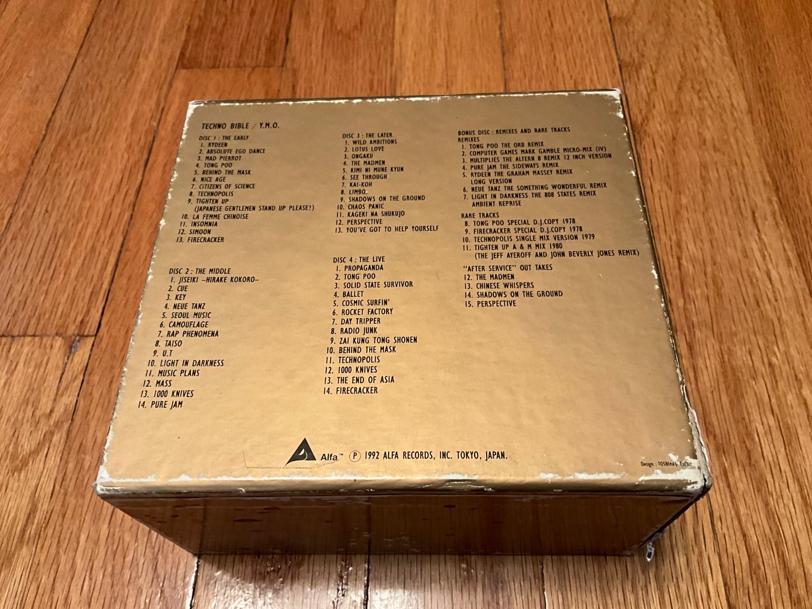 YMO Techno Bible Limited Box Set 5CD Bonus Disc Remixed Rare Tracks Japan Music