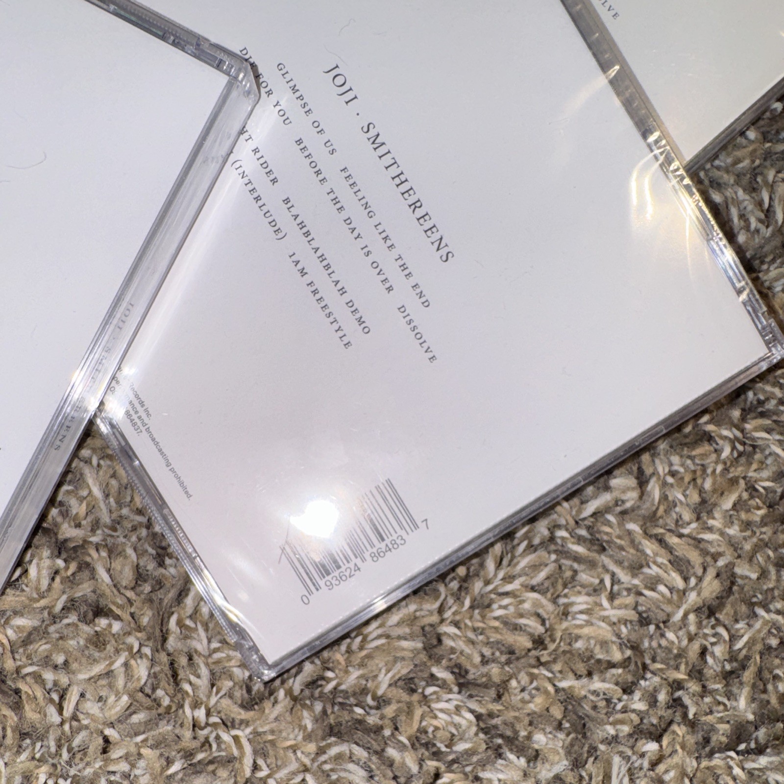 Joji Smithereens Album CD Multicolor Jewel Case Standard Music UPC 810088084317