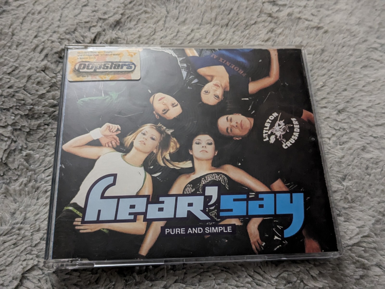 HEAR'SAY Pure And Simple 3 Track CD Single [2001] VGC Disc/inlay|FAIR Case