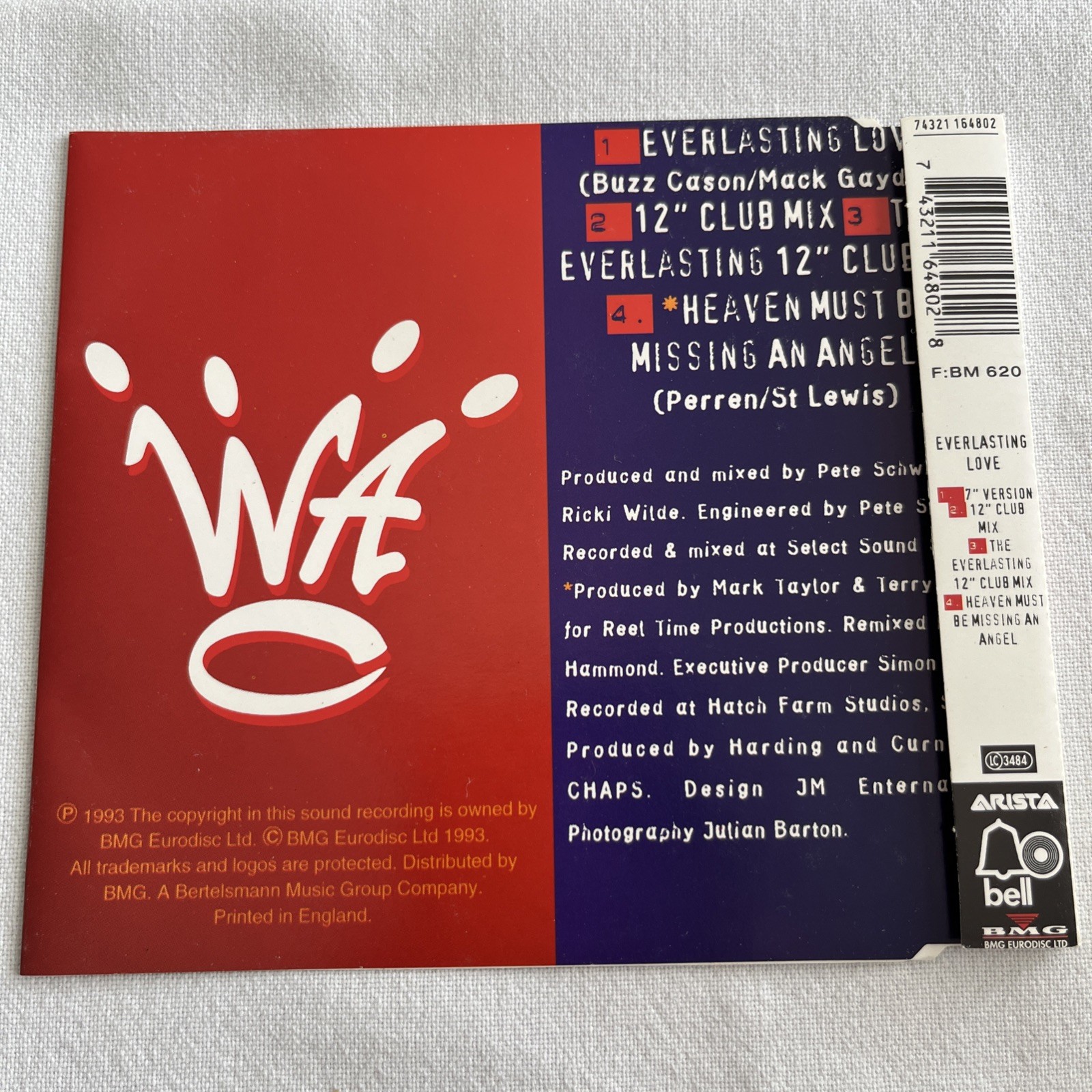 Worlds Apart - Everlasting Love - CD Single