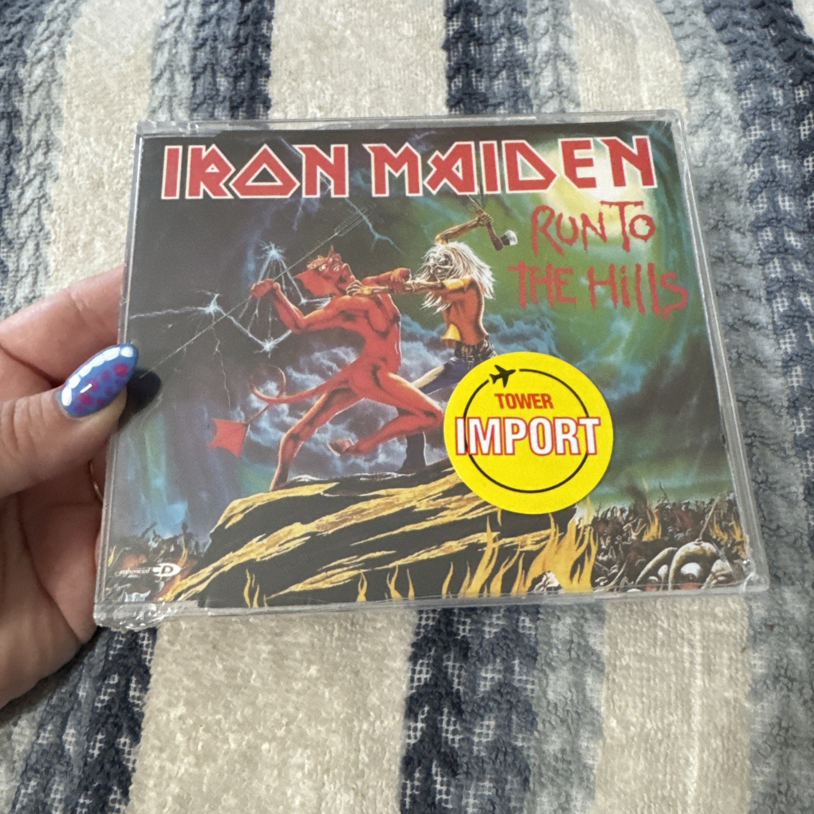 NEW* Run To The Hills by Iron Maiden Enhanced IMPORTED 4 Track CD, 2002. RARE••