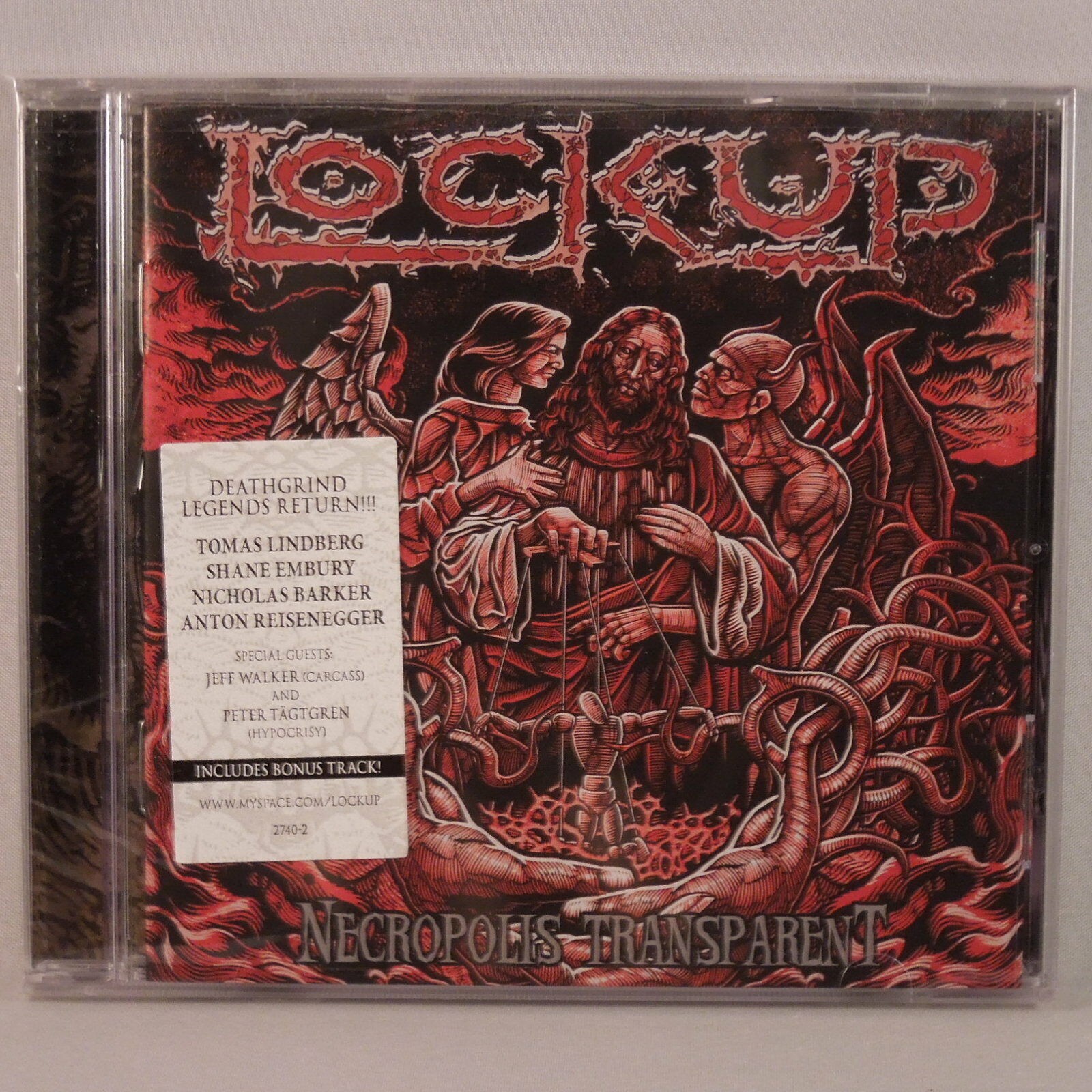 - LOCK UP Necropolis Transparent CD Nuclear Blast 2011 2740-2