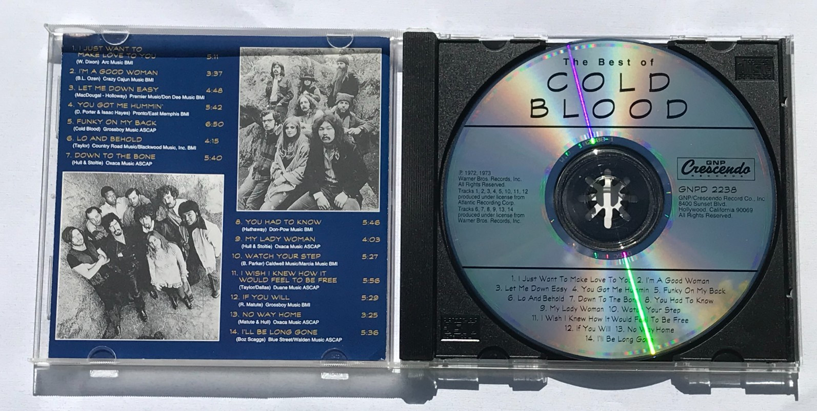 Cold Blood – The Best Of (CD, 1995) RARE ☆*NEAR MINT DISC*☆ Lydia Pence