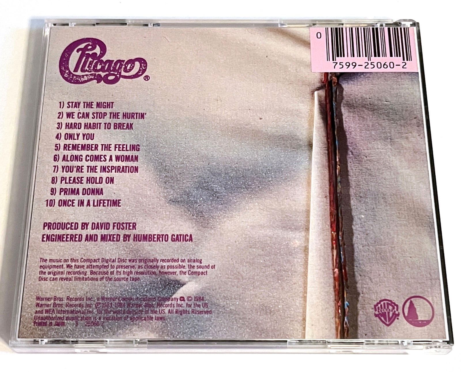 CHICAGO 17 Matsushita Japan-for-US Target CD Unique Mixes/Versions Smooth Cs NM