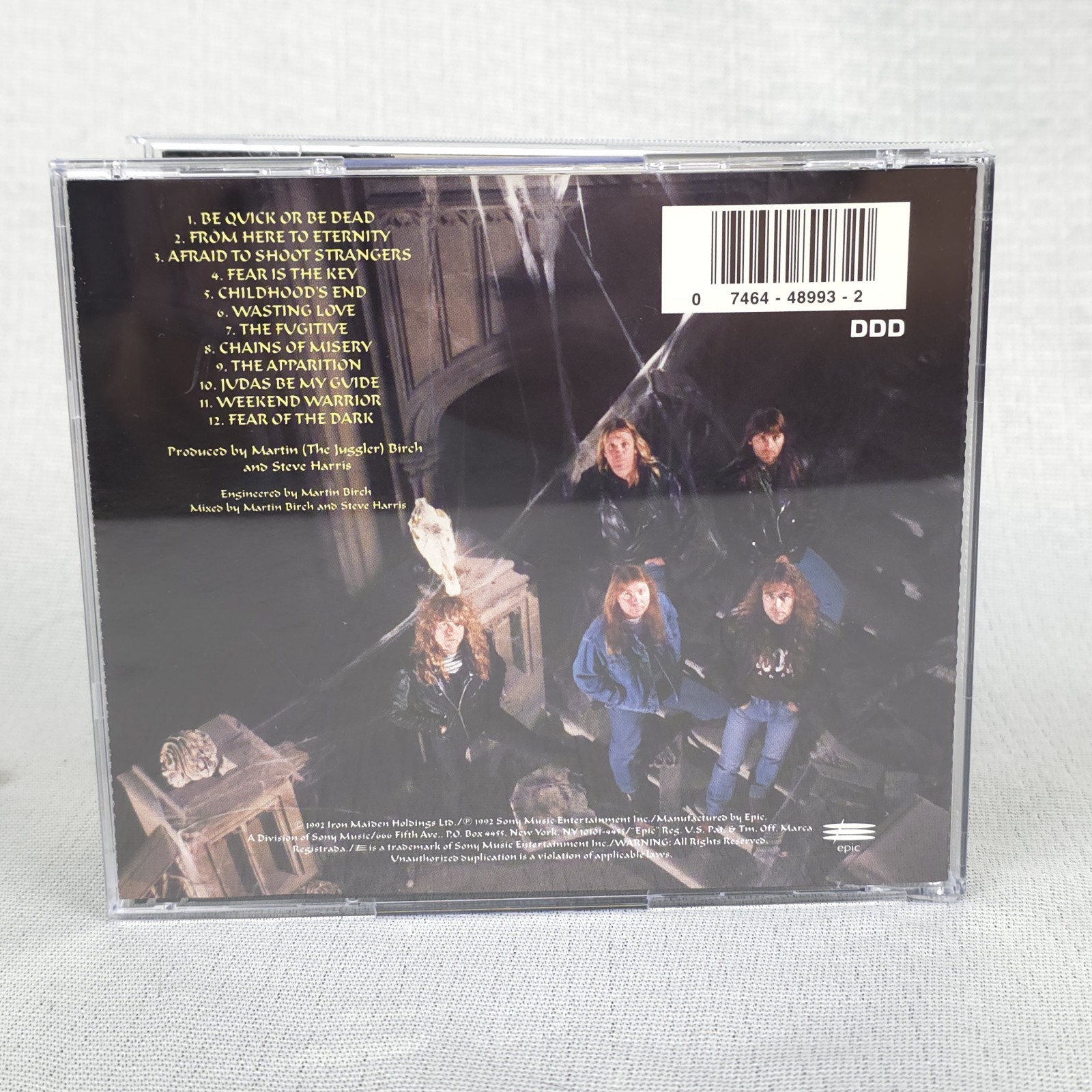 Iron Maiden CD Lot - Early Print Number Of The Beast 1982 Capitol, Piece Of Mind