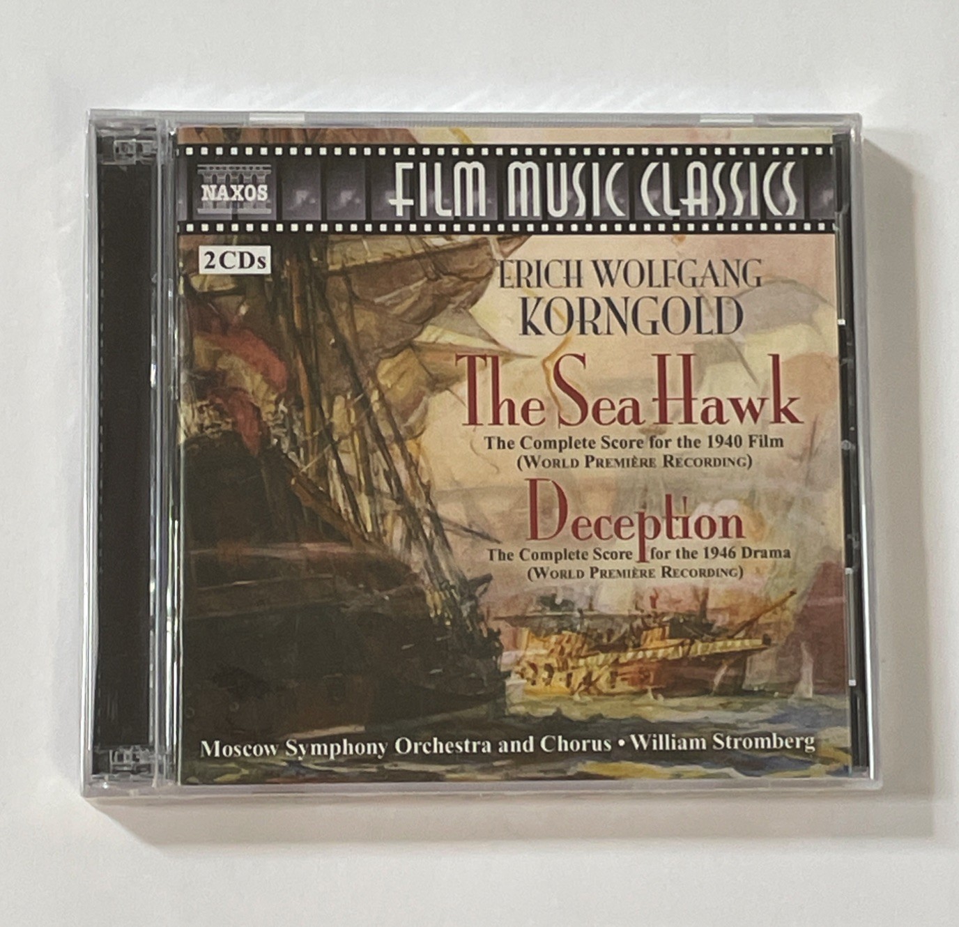 Erich Korngold The Sea Hawk & Deception 1940s Film Score Soundtrack 2 CD New
