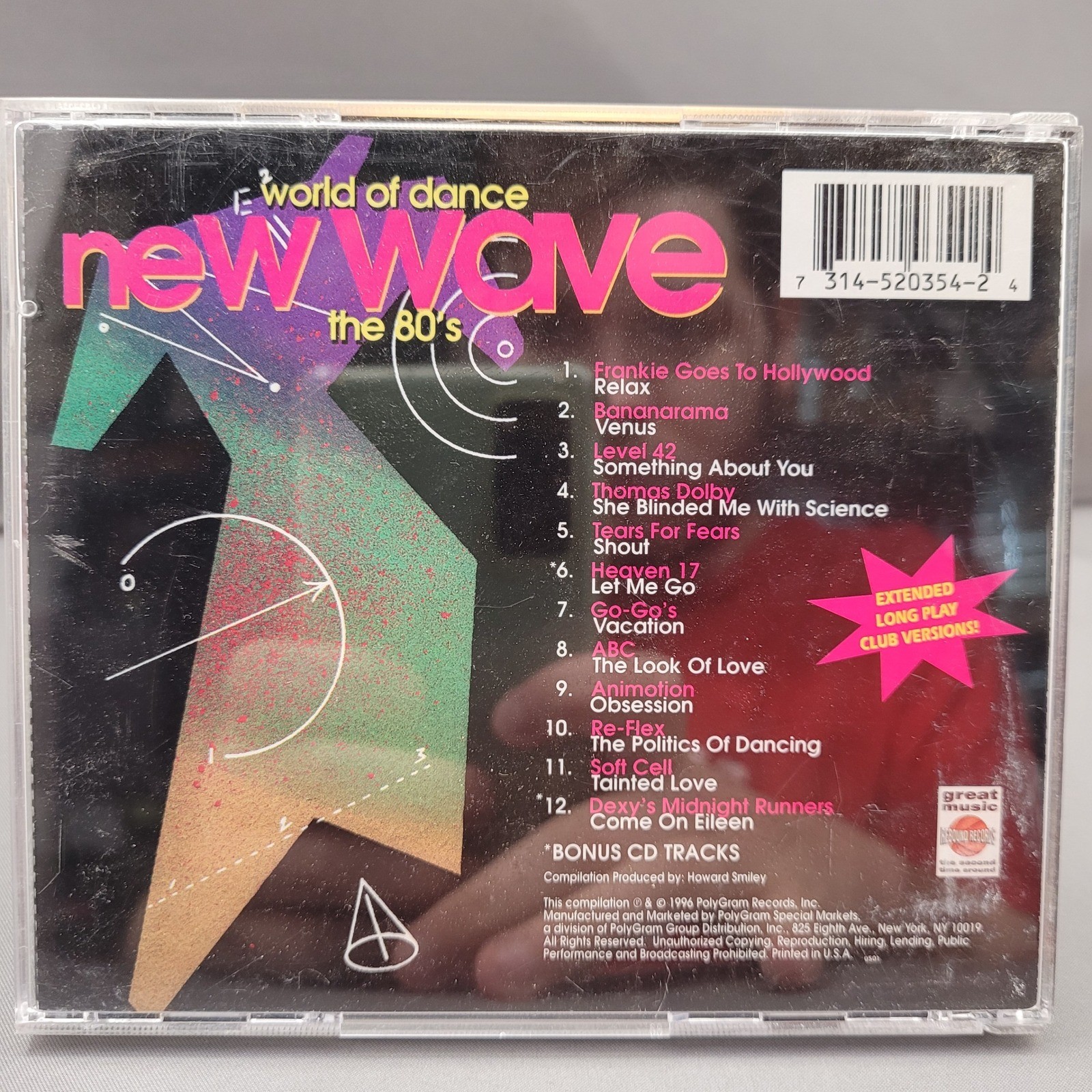 World of Dance New Wave the 80's by Various Artists (CD, 1996)