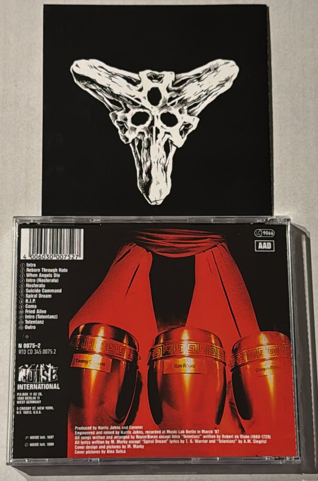 Coroner – R.I.P. CD SIgned by the bad READ RARE NEVER PLAYED