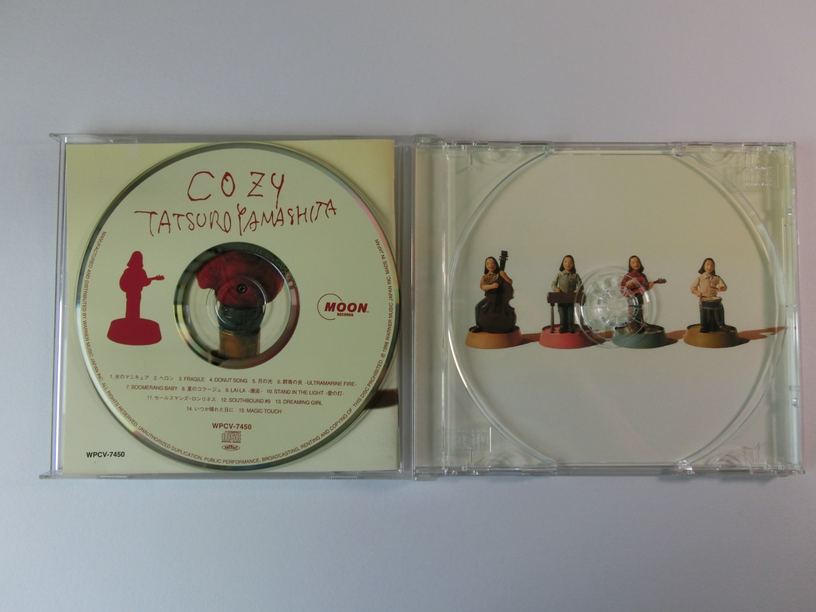Tatsuro Yamashita COZY WPCV-7450 Japan CD w/Obi Complete EX+ Tested