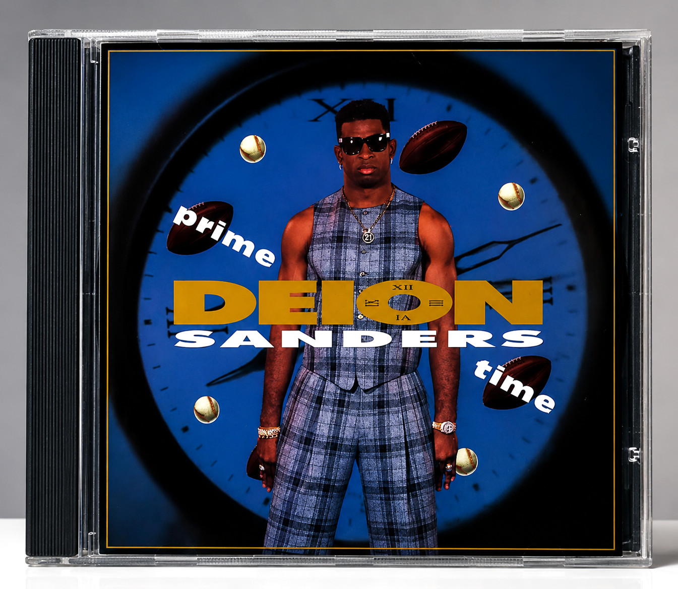 Prime Time by Deion Sanders CD 1994 Bust It Records Rare Hip Hop Rap Album