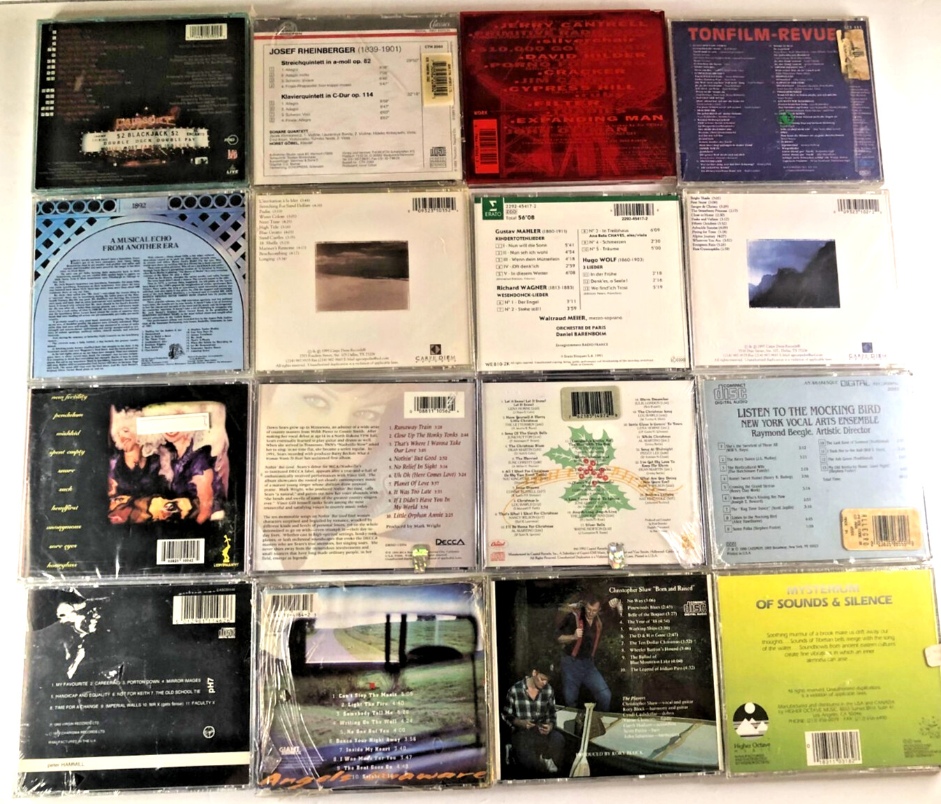Cd's-Choose Your Own Lot#15-Instrumental/Foreign,Jazz,Classical -You Pick!