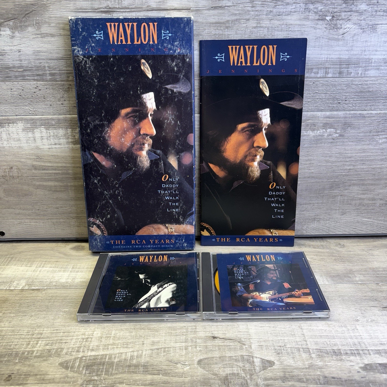 WAYLON JENNINGS The RCA Years 2 CD Box Set Country Music Only Daddy