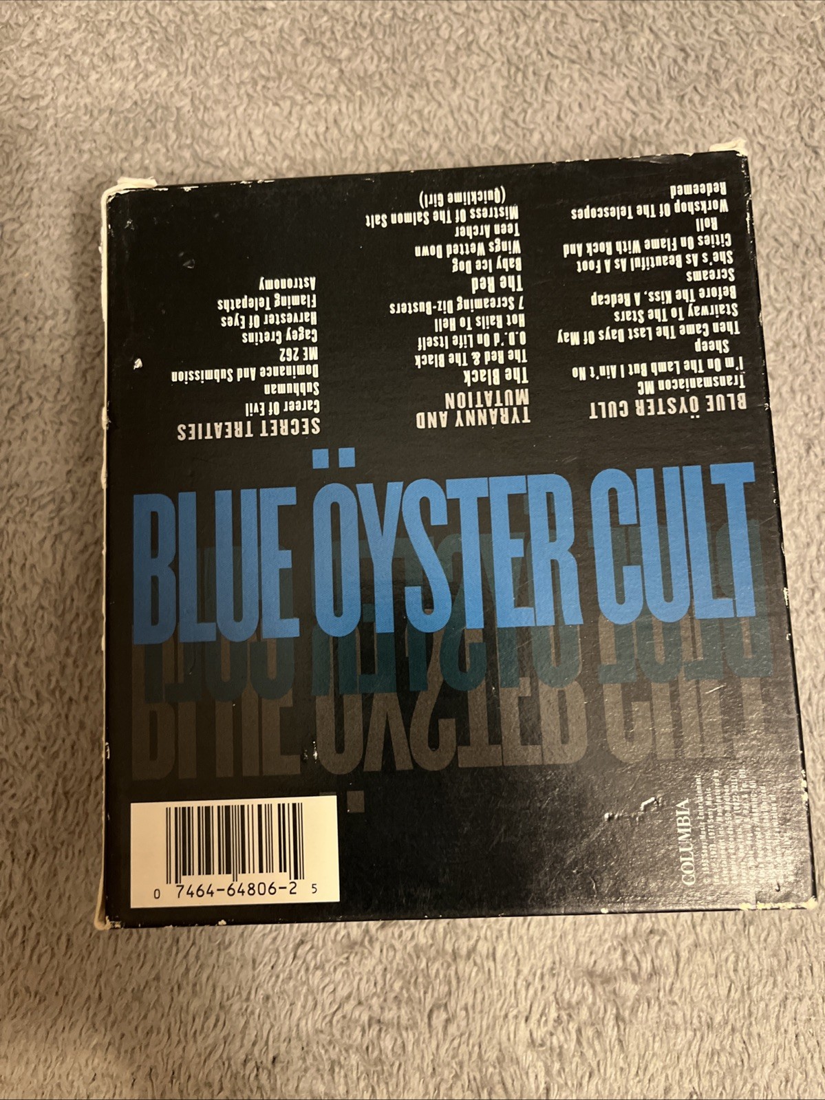 Blue Öyster Cult- Tyranny& Mutation/Secret Treaties/Self Titled Debut 3Cd’s &Box